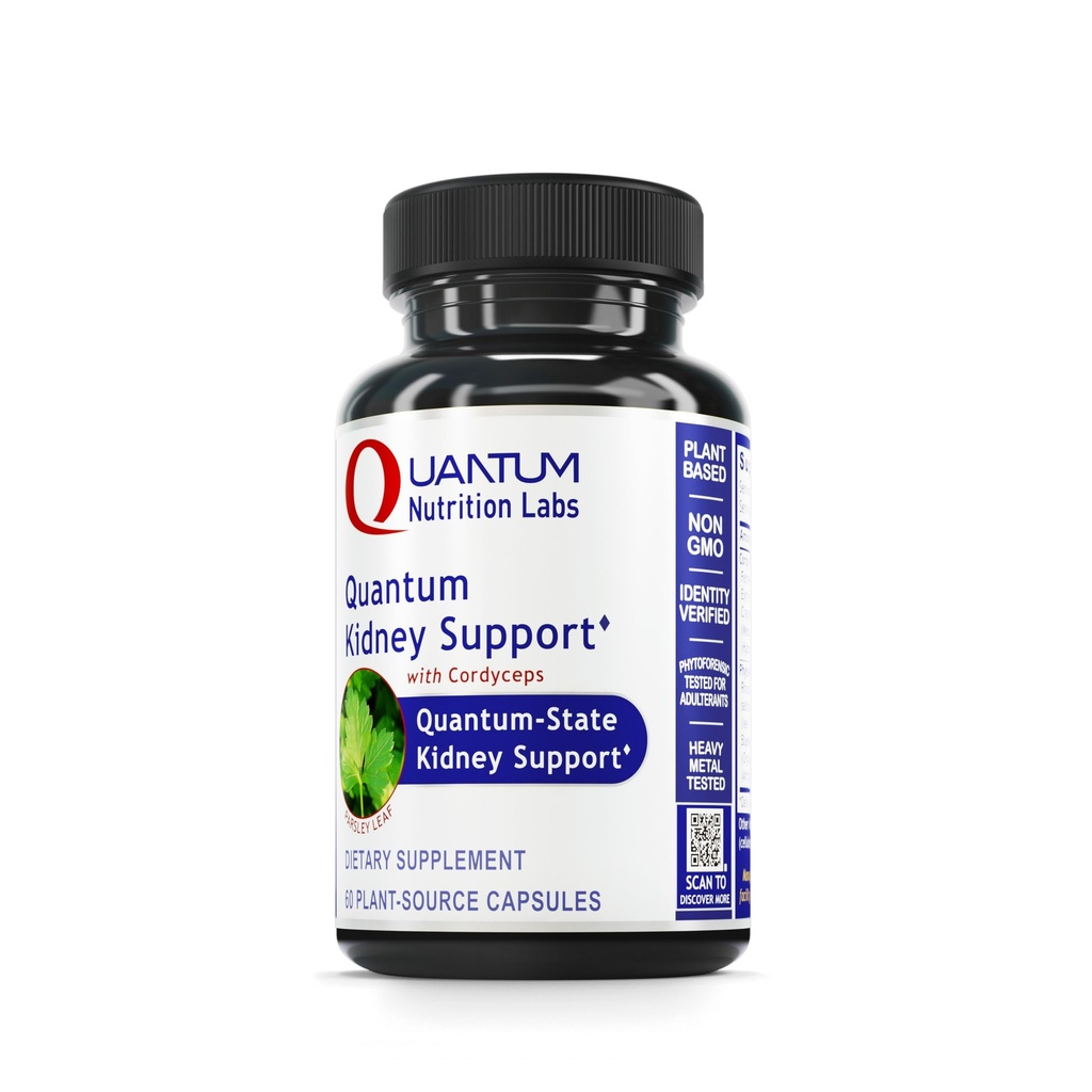 Kuantum Beslenme Laboratuvarları Kidney Desteği - Kidney Health Supplement, Kidney Support Supplement, Kidney Vitaminleri for Men and Women with Cranberry, Rhodiola Rosea ve Parsley - 60 Vegetarian Capsules