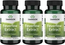 Swanson Ateşfew Extract 500 Milligrams 60 Capsules (3 Pack)