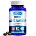 Vitaminler Astaxanthin 10 mg Softgel gibi - Haematococcus Pluvialis'den Yüksek Potent Astaxanthin Supplements - Finds Eye, Joint, Skin Health & Energy Levels - 60 Count, 2 Ay Supply