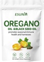 Oregano Softgels, Oregano Oil with Black Seed Oil Promosyons Mevsim Immune Health and Harnesses, Oregano Oil Supplement Capsules, Non-GMO, Gluten Free, 300 Softgel Capsules Diyet