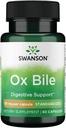 Swanson Ox Bile - 90 mg 60 Caps (1 Pack)