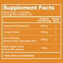 CoQ10 300 mg Capsules, Vegan Supplement for Energy Production, Non-GMO, Gluten Free - 60 Veggie Capsules