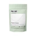 Amy Myers MD Organik Yeşiller Toz - Enerji ve Gut Health - USDA Organik Superfood Mix with Spirulina, Chlorella, Barley Grass - 270g (30 hizmet)