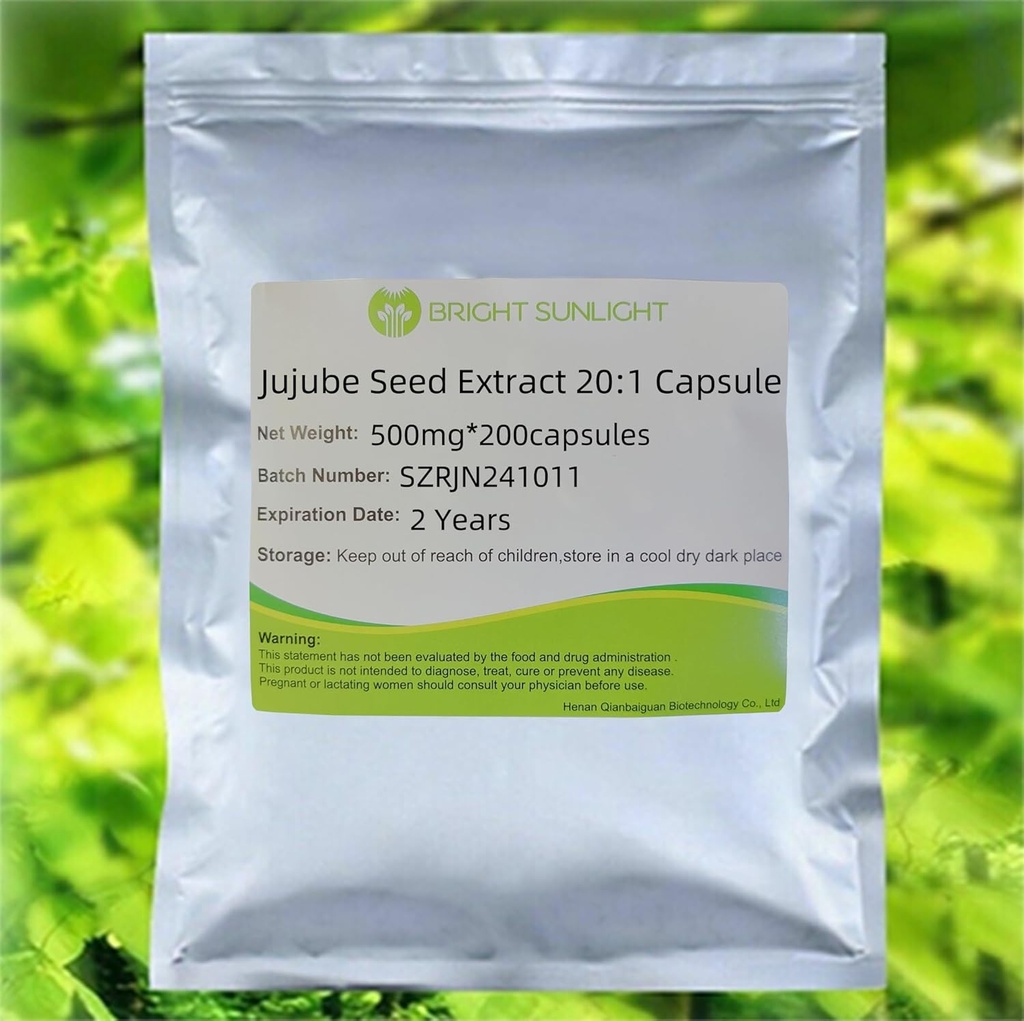 Jujube Seed Extract 20:1 Capsule ， 500mg*200capsules