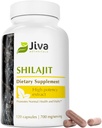 Jiva Botaniks Premium Shilajit Supplement 700 mg - Shilajit Capsules Minerals, Fulvic/Humic Acid for Immune Support & Nomal Digestive Health - 120 Vegan Capsule (Pack of 1)