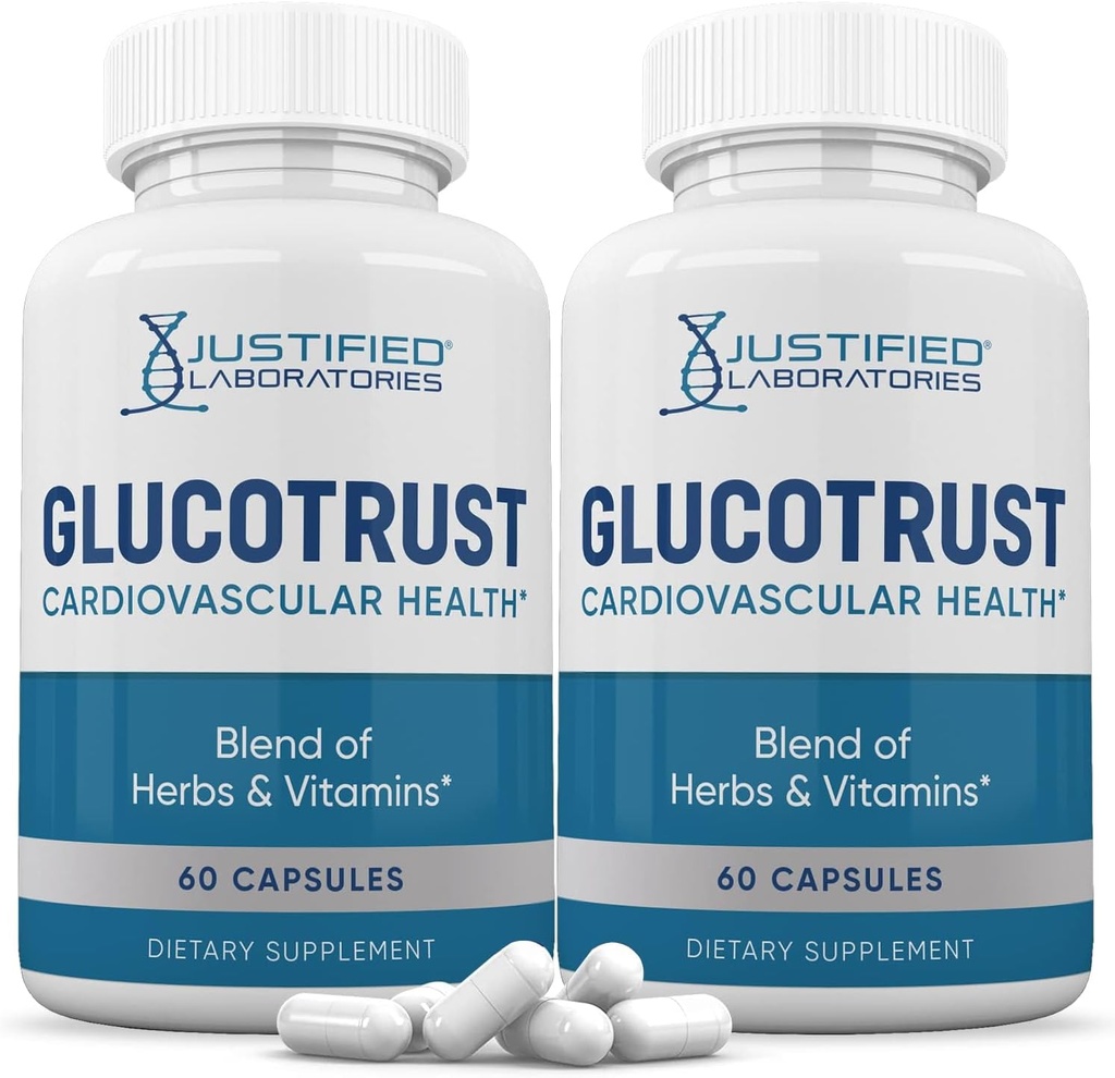 Αιτιολογημένα Εργαστήρια (2 Pack Glucotrust Advanced Formula Supplement Χάπια 120 Κάψουλες