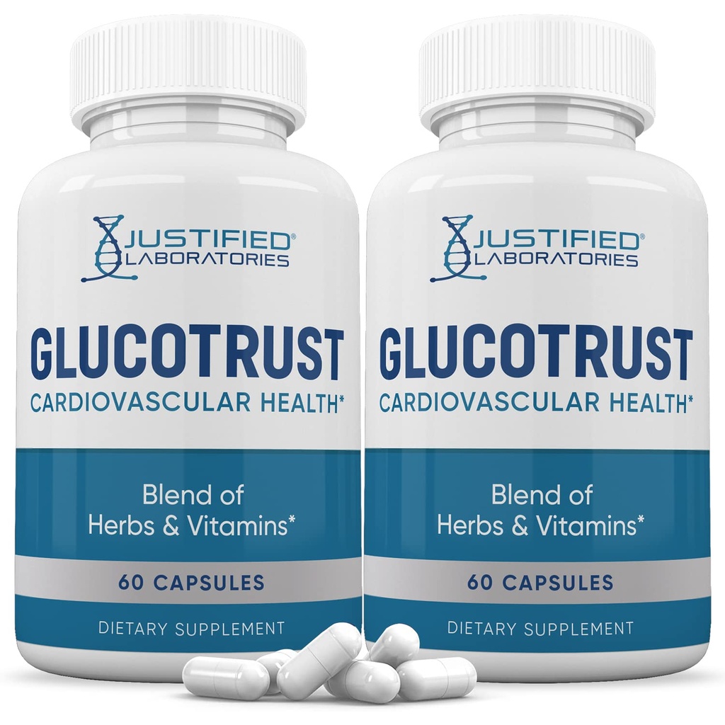 Αιτιολογημένα Εργαστήρια (2 Pack Glucotrust Advanced Formula Supplement Χάπια 120 Κάψουλες
