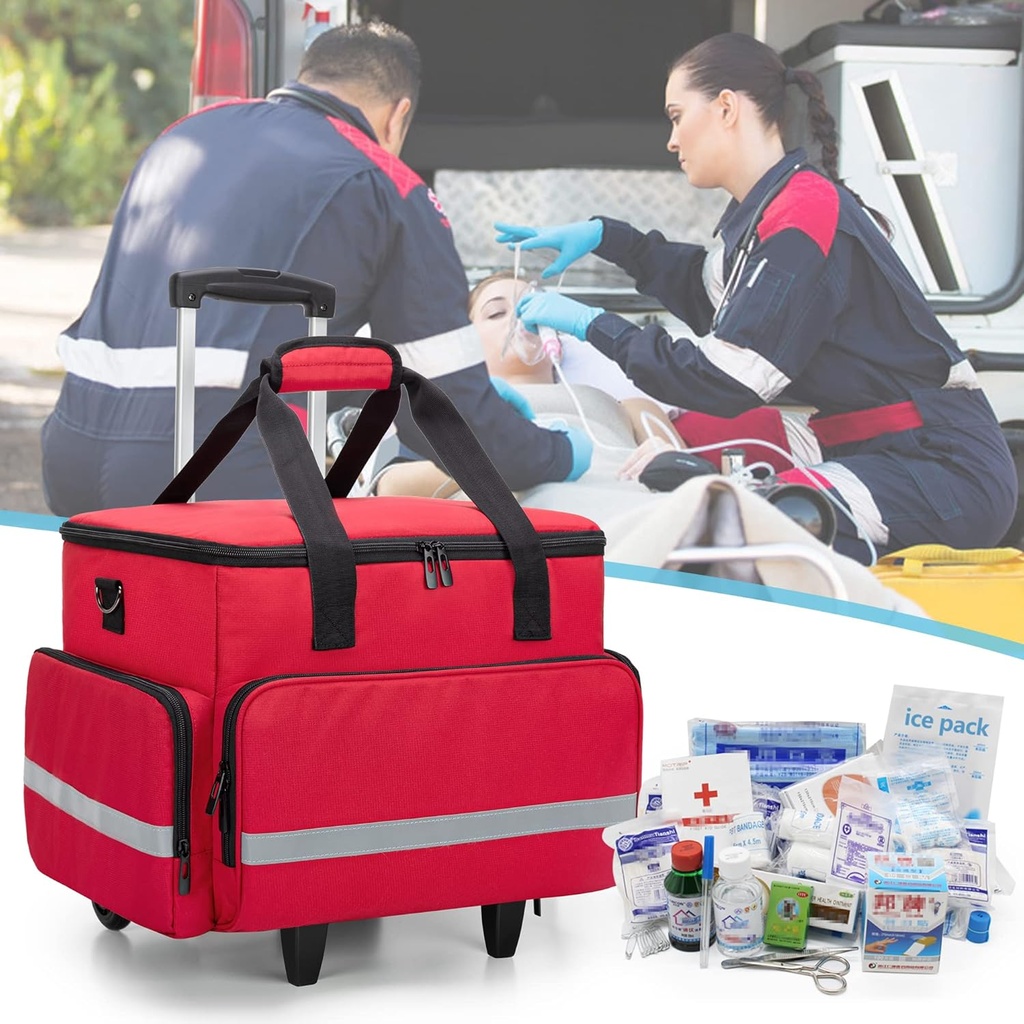 CURM Railway Medical Bag with Wheels