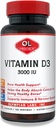Olympian Labs D3 3000 Iu 100 Capsules Güçlü Kemikleri Destekliyor