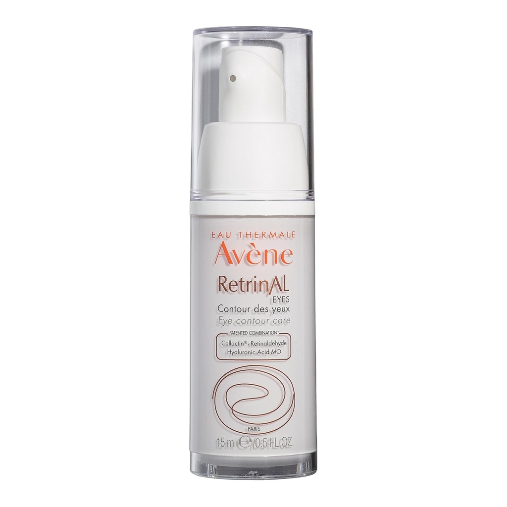 Avène Retrinal EYES Advanced 3-In-1 Eye Cream, Retinal göz kremi, Retinhit & Hyaluronik Asit tarafından sağlanmış, kırışıklık ve karanlık çevreler altında en azaları en aza indirir, göz kremi anti-aging ve koyu çevreler, göz kremleri