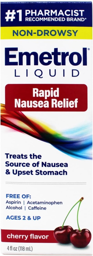 EMETROL Nausea Cherry Flavor, 4 Ounce