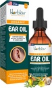Saç Enfeksiyonları için Organik Kulak Yağı - Enfeksiyon Önleme için Doğal Kulaklar, Mayomer'in Kulak ve Ayı Yoku - Çocuklar, Yetişkinler, Bebek, Köpek Earache Remedy - Mullein, Cal, Calendula, ABD'de Made
