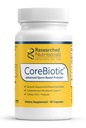 Kadın ve Erkekler için Prebiyotik ve Probiyotiklerle Beslenme Sağlığı Supplements - CoreBiotic - 3 Spore Temel Probiyotik Strains + Organik Prebiyotik Fiber - Raf-Stable (60 Capsules)
