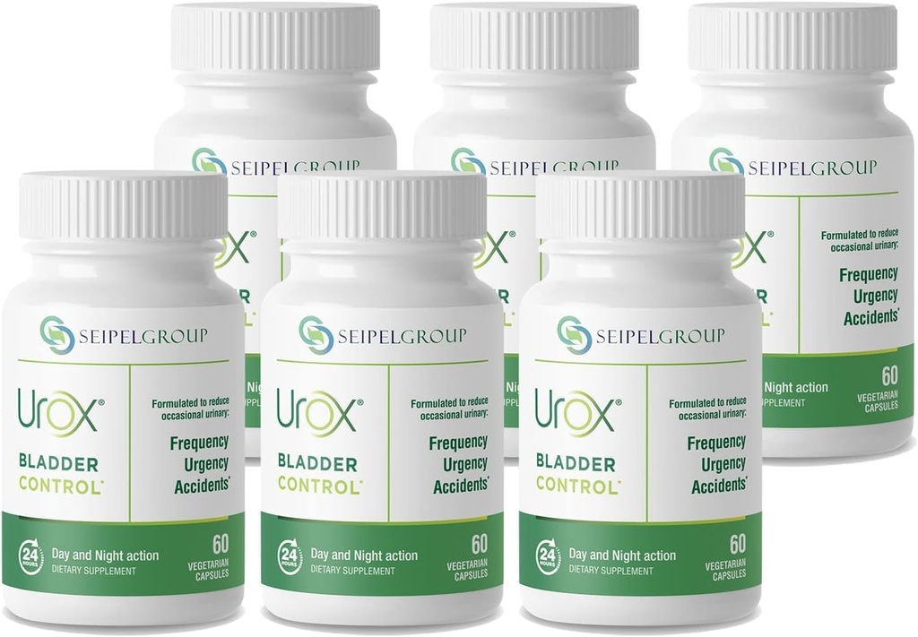 Bladder Control, Erkekler ve Kadınlar için Güvenli ve Etkili Destek Supplement, Urinary Leakage, Frekans, Urgency, 360 Vegetarian Capsules