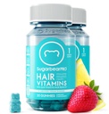 Sugarbear Hair Vitamin Gummy 2 Moon Supply Ekstra Strength Biotin 600006, Men & Women, Vegan B12, MSM, Inositol, Omega 3, Elderberry, Sertifikalı Kosher, Halal, Cruelty-Free