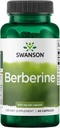 Swanson Berberine - Metabolik Sağlık ve Kalp Sağlığı * - Standartlaştırılmış Berberin HCl - Non-GMO & Gluten-Free - 60 Vegan Capsules