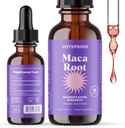 Kadınlar için Organik Maca Root Liquid Drops – Enerji ve Wellness Peruvian Maca Supplement – Yeni Anne Hediyeleri – Vitaminler B2, B6, Niacin (B3), Iron & Food – 1 oz | 30 Hizmet