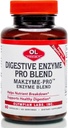 Olympian Labs Digestive Makzyme-Pro Enzymes, 60 Κάψουλες, Διαλύει Πρωτεΐνη, Καρβίδια, Λίπη, Λάδι & Γάλα, 60 Μερίδες