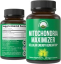 Mitochondria Maximizer με CoQ10 και ενεργό PQQ. Καλύτερο συμπλήρωμα υποστήριξης Mitochondrial με λάδι MCT. Φυσικό κυτταρική γεννήτρια για καθαρή, εστιασμένη ενέργεια 60 κάψουλες χορτοφάγων