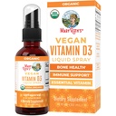 MaryRuth Organics Vitamin D USDA Organik | VIT D3 Sıvı | Şeker Ücretsiz | Yetişkinler ve Çocuklar | Bone Health / Vegan | Gluten Free | Non-GMO | 30 Servisler