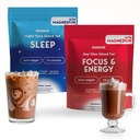 Meditasyon An Chocolate Dream & Cacao Adaptogen Mushroom Sche | Sleep & Energy | 0 Sugar | Hot Chocolate & Coffee Alternative | Reishi, Ashwagandha, Lion's Mane, GABA | 30 Hizmet