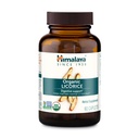Himalaya Organik Licorice, 60 Gün Supply - Upset Stomach Relief ve Occasional Bloating and Heartburn - USDA Organic, Vegan, Non-GMO, Non-DGL, Gluten Free, 60 Caplets