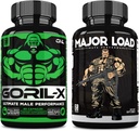 ONL Ultimate Men's Testosterone Booster Bundle - GORIL-X & Μεγάλα συμπληρώματα φορτίου 