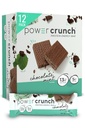 Power Crunch protein Wafer Bars, Yüksek Protein Snacks with Delicious Taste, Chocolate Mint, 1.4 Ounce (12 Count)