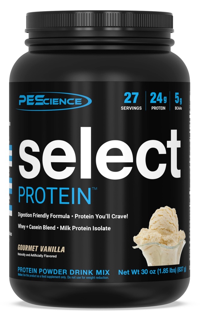 PE Science Protein Toz, Whey ve Casein Blend, Kadınlar ve Erkekler için Temiz Protein Toz, Low Calorie, Low Carb, Keto Friendly, Gluten Free - Gur Vanilla - 27 Hizmet
