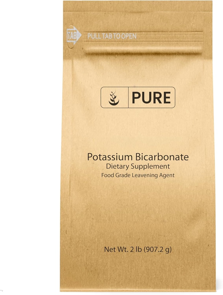 Pure Original Materialss Pyum Bikarbonat (2 lb) Doğal, Gıda Güvenli, Elektrolyte, Leavening