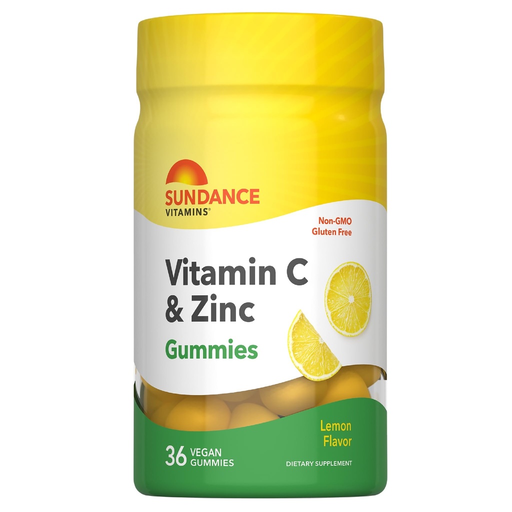 Sundance Βιταμίνη C και Gummies ψευδάργυρου 