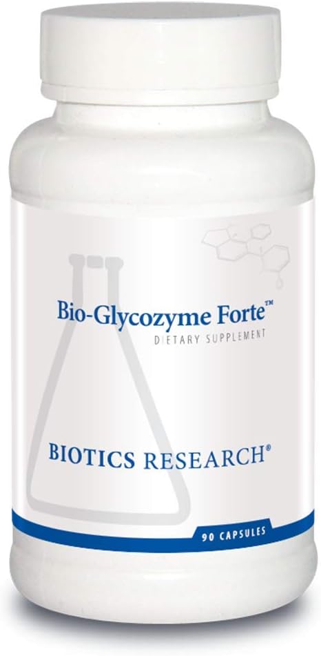 Biotics Research Bio Glycozyme Forte Πολυβιταμίνη για Γλυκολυτική Υποστήριξη, Βανάδιο, Ψευδάργυρο, Χρώμιο, Μαγγάνιο, Ινοσιτόλη, Καταλάση, Υγιεινό Μεταβολισμό και Homocysteine 90 Κάψουλες