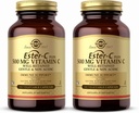 Solgar Ester-C Plus 500 mg Βιταμίνη C (Ascorbate Complex) - 100 κάψουλες λαχανικών, συσκευασία 2 - Αντιοξειδωτικό & Ανοσολογική Υποστήριξη - Μη ΓΤΟ, Vegan, Χωρίς γλουτένη, Kosher - 200 Σύνολο Σερβίρει