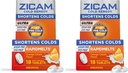 Zicam Ultra Cold Remedy Çinko Hızlımelts, Orange Cream Flavor, Homeopathic, Cold Shorting Medicine, Shortens Cold Duration, Sugar-Free, Dye-Free, 18 Count (Pack of 2)