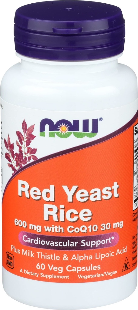 Şimdi Gıdalar Red Yeast Rice600 Wcoq10 60v, 60 CT