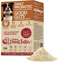 Bdobiyotiks Good Guts for Medium Mutts Probiyotik for Dogs, 6 Milyar CFUs, 11 Strains, 5 Digestive Enzymes, 2 Prebiyotiks, Digestive Gut Health for Dogs, Adult & Puppy Probiyotiks Supplements (30 Gün)