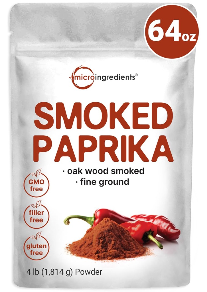 Καπνιστή Πάπρικα σε σκόνη, 4 lb (64 oz) 