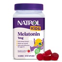 Natrol Kids Melatonin Gummies 1mg, Çocuk Melatonin for Restful Sleep, 140 Raspberry-Flavored Sleep Gummies, 140 Day Supply