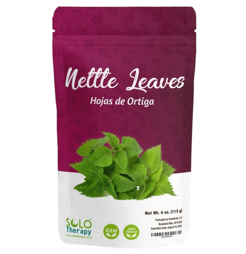 Nettle Tray Leaves , 4 oz. , Hojas De Ortiga , Nettle Leaf Tea , Resealable Bag, ABD'de Ürün (Nettle Leaf 4 oz.)