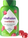Kadınlar için Vitafüzyon Cranberry Gummies, hizmet başına 500 mg Cranberry Juice, 60ct