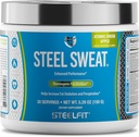 SteelFit Steel Ter Fat-Burning Pre Workout | Boost Metabolism, Art, Burn Fat & Calories | Green Apple, 30 Hizmet