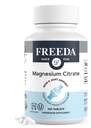 Freeda Magnezyum Citrate 400 mg Kaplamalı Tabletler - Kas, Nerve & Relaxation Support - Vegan, Gluten-Free, Kosher - 100 Sayı Kont