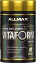 ALLMAX VITAFORM - 60 δισκία - Premium πολυβιταμίνη για άνδρες - Έξι λειτουργικά σύμπλοκα + βιταμίνη C, D3 & ψευδάργυρο - 30 εξυπηρετούν