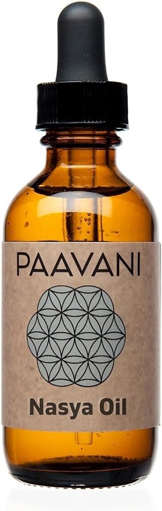PAAVANI Ayurveda Nasya Petrol - Ayurvedic Nasal Temiz & Moisturizer Sinus Yardımı için Geri Döndü (1 oz.)