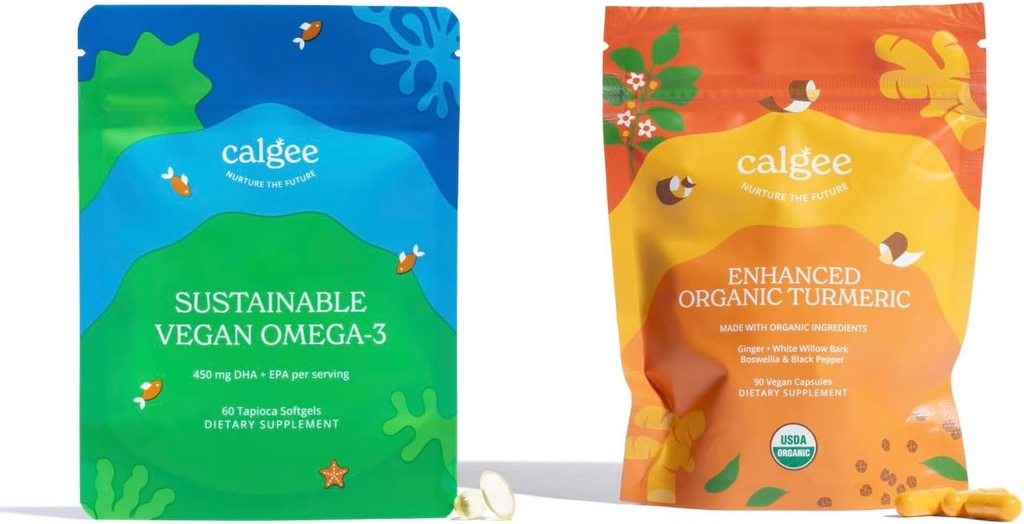 Vegan Omega-3 & USDA Organik Turmeric