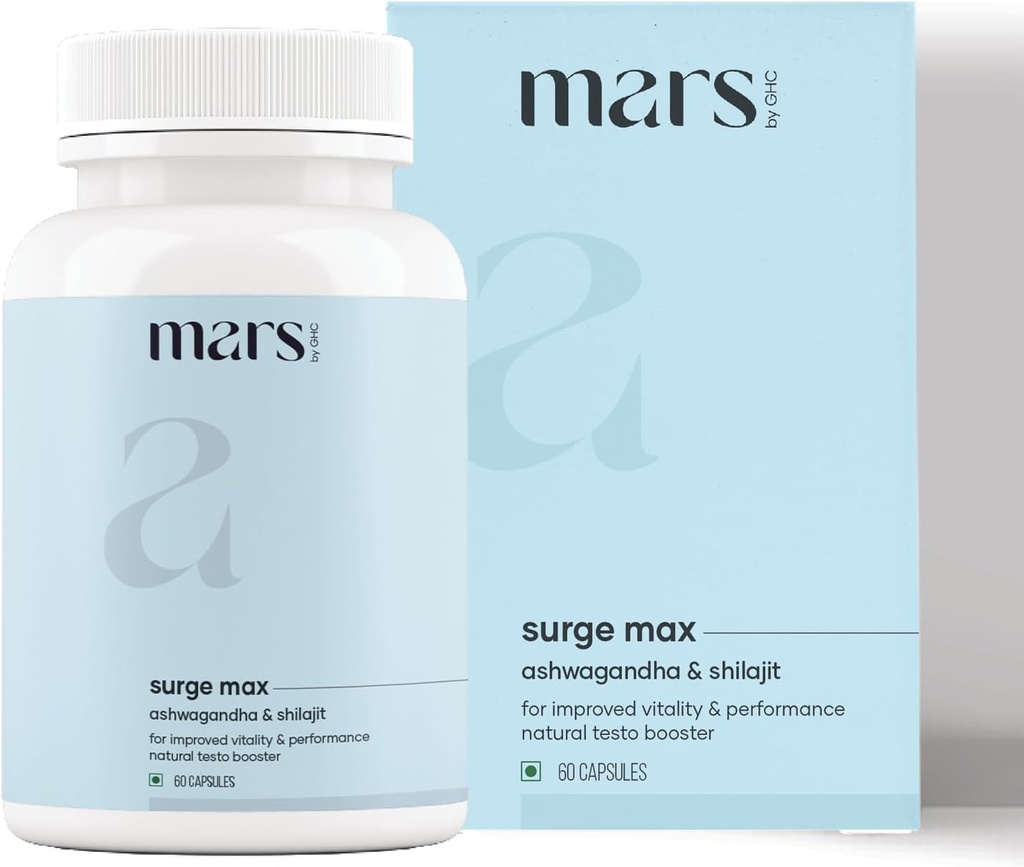 Mars Surgemax Φυσικές κάψουλες με Shilajit & Safed Musli 