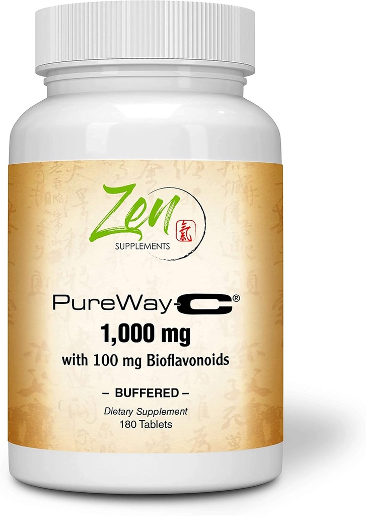 Βυθισμένη βιταμίνη C 1000mg - Advanced Vitamin C Supplement with Rose HIPS, Bioflavonoid Complex & More - Σύστημα Υποστήριξης Ανοσοποιητικού & Αντιοξειδωτικής Υποστήριξης -Non-GMO - 180 Ασκορβικό Οξύ σε σκόνη δισκία