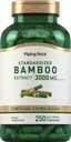 Piping Rock Bamboo Extract Capsules | 3000 mg | 250 Count | Herbal Supplement | Silica 210 mg | Non-GMO, Gluten Free