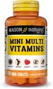 MASON NATURAL Mini Çok Vitaminler, Vitaminler A, C, D3, E, B1, B2, B3, B6, B12, Folate ve Lounge for General Health, 100 Day Supply