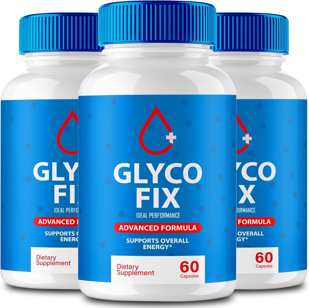 IDEAL PERFORMANCE Glycofix Capsules, Glycofix Support Supplement Pills - maksimum Güçlü, GlycoFix Health & Wellness Capsules, GlycoFix All Natural Formula, GlycoFix Capsules Yorumları (3 Paket)